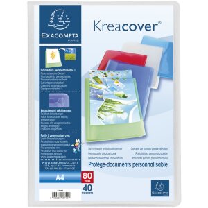 Teczka ekspozycyjna PP 500µ z 40 kieszeniami Krea Cover Chromaline A4 assorted