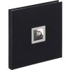 Walther Album fotograficzny lniany czarny bialy 30x30 cm 50 czarnych stron