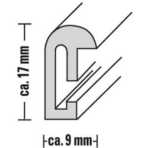 Ramka plastikowa Hama Seville 10x15 cm szara