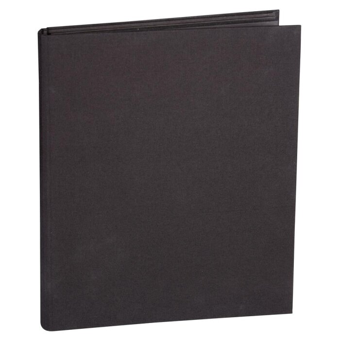 HNFD Photo Album BELDA Linen black 22x29,7 cm 30 czarnych stron