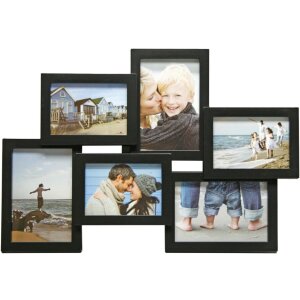 Holiday Gallery Frame 6 Photos black