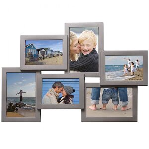 Henzo Gallery Frame Holiday 6 Photos szary (42x46 cm)