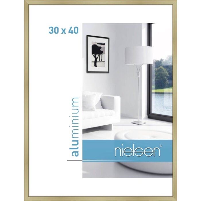 Nielsen Rama aluminiowa Classic 30x40 cm zloty mat