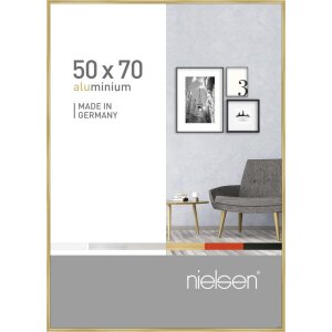 Nielsen Ramka aluminiowa Pixel 50x70 cm złota błyszcząca