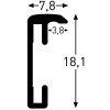 Nielsen Accent Rama aluminiowa 10x15 cm srebrna błyszcząca