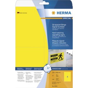 HERMA Znaki sygnalizacyjne twarde a4 105x148 mm...