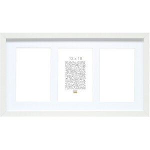 Deknudt Gallery Frame S66KA6 Wood White 3 zdjęcia 10x15 cm