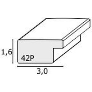 Deknudt Ramka plastikowa S42P biała 20x20 cm