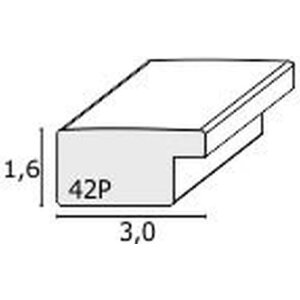 Plastikowa ramka Deknudt S42P czarna 15x15 cm