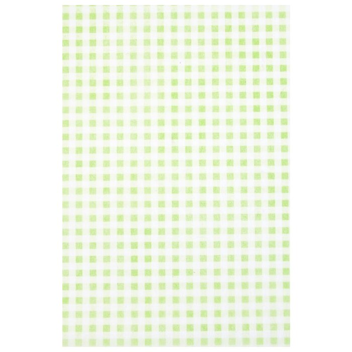 Papier 70x100 cm Fleece Vichy lime