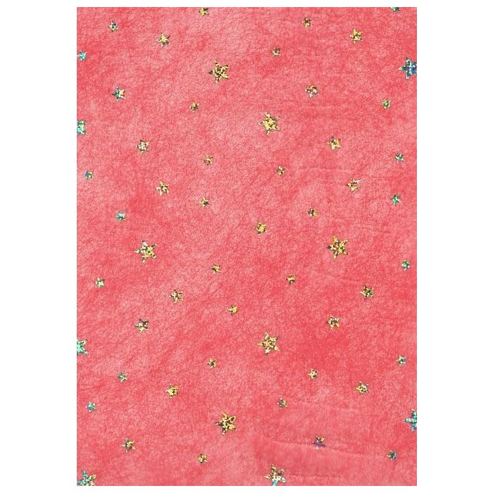 Artebene Papier 50x70cm Star Fleece Red