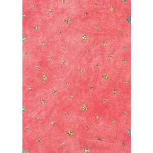 Artebene Papier 50x70cm Star Fleece Red